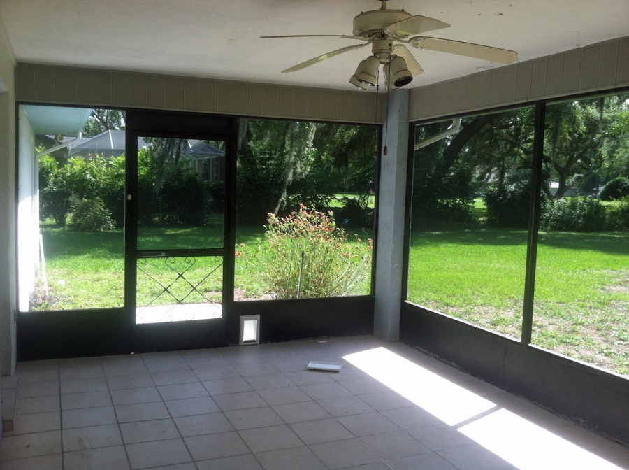 Screened in Porch in Floral City FL